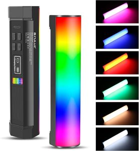 Iluminación para Fotografía 360 ° Varita de Luz Magnética Portátil con Batería Recargable, Luz de Tubo Regulable de 2500-9000K para <span class=keywords><strong>Estudio</strong></span>, 17 cm - Product Image 1
