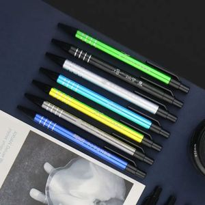 Bolígrafo de Gel Metálico Promocional, Delgado, Colorido, con Logotipo Personalizado, Tinta Negra de 0.5 mm, para Oficina/Escuela/Regalo, Venta Caliente - Product Image 5