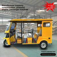 Tricycle Tuk Tuk à Trois Rangées pour 9 Personnes, Vente en Gros Usine, Bon Prix, Gagnez de l'Argent, Tricycle à Trois Roues