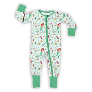 Pyjamas décontractés en bambou tricoté pour tout-petits, doux, thème <span class=keywords><strong>princesse</strong></span> d'été, motif personnalisé, vêtements de nuit à manches longues en bambou - Product Image 2