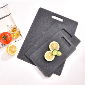 Marble Look PP Cutting Board Set 3 Pcs Rectangle Dishwasher Safe For Kitchen Use - Product Image 3