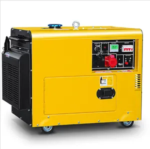 Compact Body Design Diesel Generator Lightweight with Silent Box 5kw Prime Power Leton power