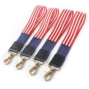 High Quality Nylon Logo Teacher Wrist <b>Leather</b> <b>Lanyard</b> Keychain Custom <b>Lanyard</b> - Product Image 2