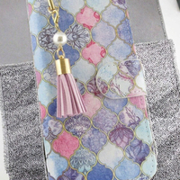 BASIO Active3 weview Étui portefeuille pour téléphone en TPU avec motif floral animal, fonction support et fonction portefeuille, couleur Blue Bird
