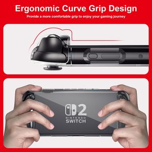 Étui Laudtec pour Switch 2 (2025), Coque transparente antichoc légère en TPU souple de qualité supérieure Sanyetral pour <span class=keywords><strong>Nintendo</strong></span> - Product Image 5