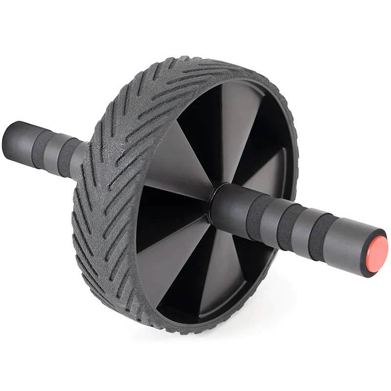 MKAS Custom Wholesale Muscle Fitness Strengthening Ab Wheel With Comfort Grip Handles Roller Training Set For Ab Wheel