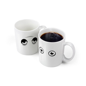 Lelyi-<span class=keywords><strong>taza</strong></span> mágica de fábrica, vaso de cerámica que cambia de color con ojos grandes - Product Image 3