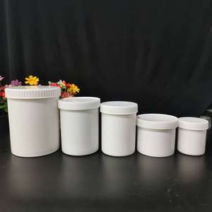 Bán Buôn 250Ml Rỗng Pha Lê Bùn Container 1000Ml Rộng Miệng Rõ Ràng Nhựa Jar 500Ml PS Slime Lưu Trữ Container Với Nắp Màu Trắng - Product Image 2