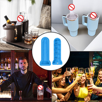 Moule à glaçons en silicone en forme de plug anal, de pénis ou de dildo, pour boissons glacées, jus, whisky, cocktails