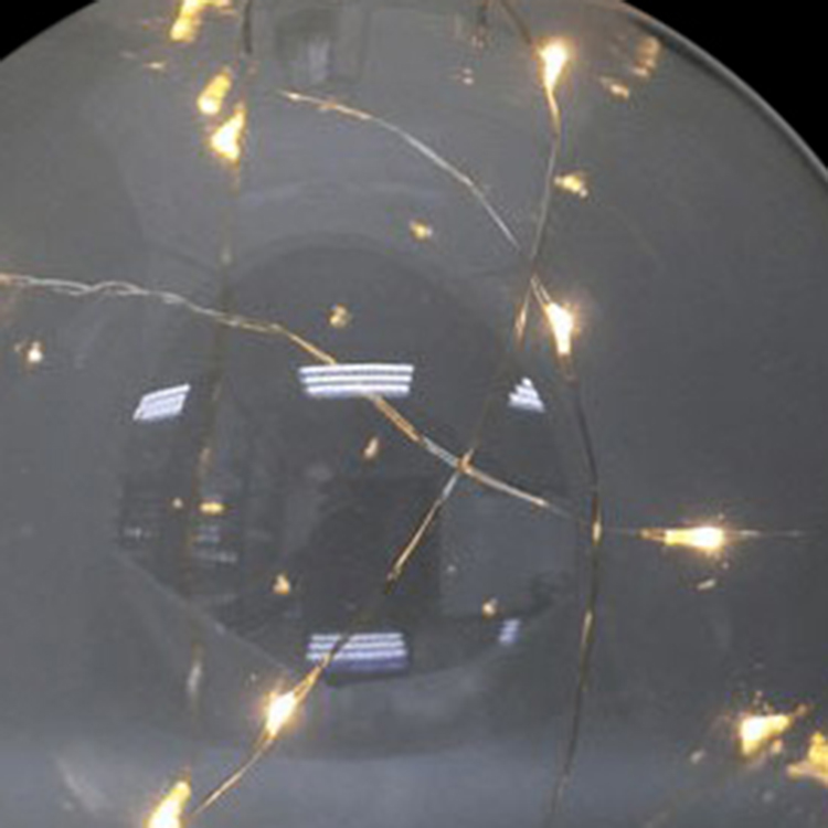 Декоративное светодиодное освещение для праздника, дома, свадьбы, вечеринки, подвесной Рождественский шар, стеклянные шары, украшения