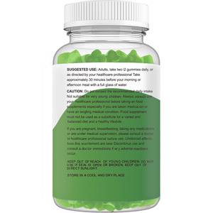 Bonbons Gommeux au Cidre de Pomme 60 Pièces Végétariens Keto pour Adultes, Aide à la Gestion du Poids et à l'Amincissement, Vitamines Marque Blanche pour la Santé - Product Image 3