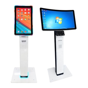 Touch Screen Android RK3568 Self-service Payment Kiosk With NFC Card Reader Pos Holder <b>Receipt</b> <b>Printer</b> for Hotel Restaurant - Product Image 5