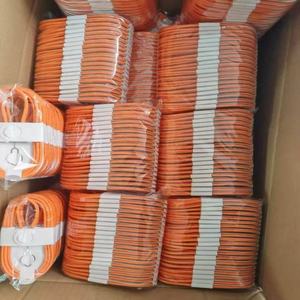 Nouveau câble de charge rapide USB Type C PD 60W en nylon tressé orange de 90 cm universel pour iPhone 17 14 15 <span class=keywords><strong>16</strong></span> Pro Max, emballé - Product Image 4