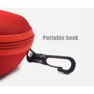 Estuche para Gafas de Sol Impermeable y Colorido, con Cierre y Gancho, Portátil para Viaje, de EVA Negra, Venta al Por Mayor, Muestra Gratis - Product Image 6