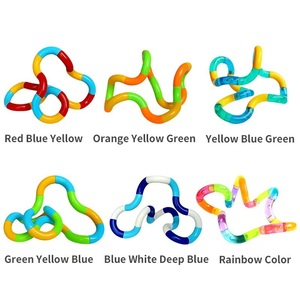 Rimovibile corda Fidget giocattolo di schiuma rilassare terapia ansia Stress sollievo per i bambini rullo tortuoso decompressione Fidget giocattolo - Product Image 5