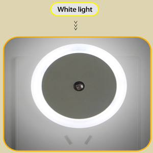 <span class=keywords><strong>LED</strong></span> Moderne Nachtleuchte mit Sensorsteuerung Smart EU/US-Stecker mit Weißem/Blauem/Rotem Schirm für Wohnzimmer Schlafzimmer Treppe - Product Image 3