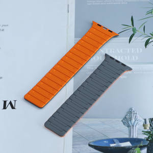 Eraysun Silicone <span class=keywords><strong>cinturino</strong></span> magnetico orologio Ultra 2 I <span class=keywords><strong>Watch</strong></span> 5/6/<span class=keywords><strong>7</strong></span>/8/9/10 lusso morbido cinghie di gomma 42/44/45/49mm per <span class=keywords><strong>Apple</strong></span> <span class=keywords><strong>Watch</strong></span> Band - Product Image 4