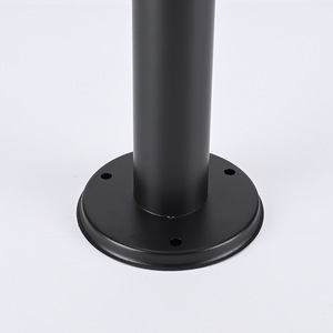 Lampe solaire anti-moustiques à LED, lumière de jardin extérieure, lampe insecticide écologique, en acier inoxydable noir S8025 - Product Image 2