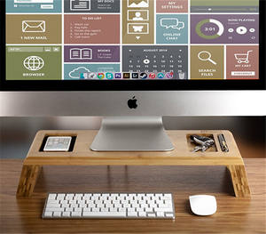 העליון מכירת מותאם אישית רב תכליתיים משרד שולחן עבודה מחשב נייד לעמוד מארגן צג טבעי מסך מעמד מסוכן - Product Image 5