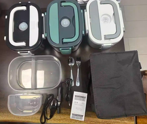 Calentador de Comida Eléctrico Portátil de 1.5L, Recipiente Interior Extraíble, para Oficina, Auto y Uso en Exteriores - Product Image 5