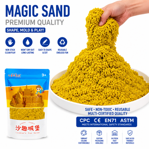Ensemble de <span class=keywords><strong>sable</strong></span> <span class=keywords><strong>magique</strong></span> pour la construction de châteaux créatifs, moules en plastique, <span class=keywords><strong>sable</strong></span> spatial dynamique non toxique, jouets pour enfants, cadeaux d'anniversaire - Product Image 1