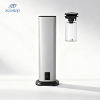 Diffuseur d'huiles essentielles commercial à logo laser gratuit, en métal, plat, DC12V 14W, pour HVAC, couverture 3000m³, pour espaces moyens