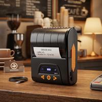 Imprimante thermique portable mini Cashino KMP-III 80 mm, imprimante POS portable USB pour la vente au détail