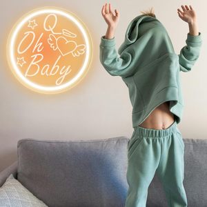 Iluminación de neón LED personalizada Ohbaby para habitaciones de niños y bodas luces de ambiente púrpura para decoración del hogar, eventos y fiestas - Product Image 4