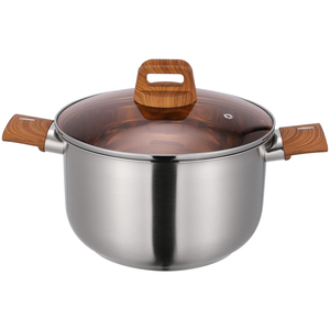 <span class=keywords><strong>Set</strong></span> panci memasak Stainless Steel, peralatan masak Stainless Steel 6 buah untuk memasak dan memanggang - Product Image 2
