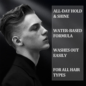 Gel Coiffant Professionnel Fixation Forte Naturelle pour Hommes – Gel Coiffant et Cire pour Cheveux, Idéal pour Tresses et Contrôle des Bords - Product Image 2