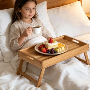 Table pliante en bois pas chère pour <span class=keywords><strong>manger</strong></span> avec pieds pliables - Product Image 2
