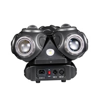 Projecteur de scène LED à 3 têtes colorées à haute luminosité, lumière stroboscopique pour DJ, mariage, festival