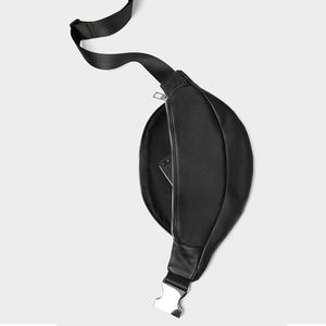 Custom Fashion Black Pebble Leder Herren Bum Taillen tasche Fanny Pack Gürtel tasche für Männer - Product Image 3