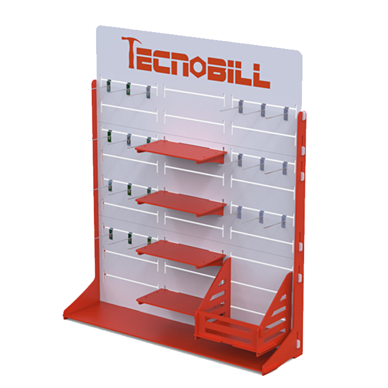 Apache Customizable Modern Plywood Floor Standing Display Racks with Hooks for Store Display-Highly Versatile and Adaptable — view 5