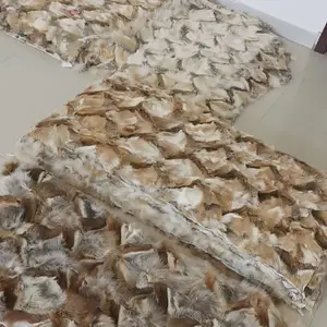 Coperta della pelle degli animali dei piatti della pelliccia di volpe di giunzione su ordinazione di progettazione professionale