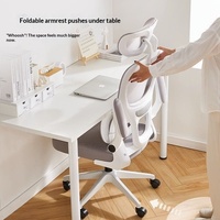Chaise de bureau ergonomique de haute qualité à dossier réglable, installation facile, directement de l'usine, idéale pour une utilisation prolongée à domicile