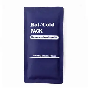 Индивидуальный многоразовый пакет для льда, термотерапевтическая оберточная пленка для первой помощи, горячий и холодный гелевый пакет для облегчения боли
