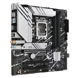 Carte mère ASU'S PRIME B760M-A WIFI D4-CS d'occasion, compatible avec les processeurs Core de 13e et 12e génération, avec 1 port DisplayPort et 2 ports HD MI PRIME - Product Image 3