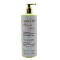 Lait hydratant éclaircissant super blanchissant et embellissant Lactic Claire Diamond Pure Glow, enrichi en extrait d'Amla et d'extrait de pissenlit