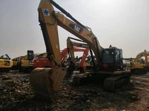 Excavatrice hydraulique sur chenilles Caterpillar 320D d'occasion bon marché de 20 tonnes avec pompe et roulement PLC en stock - Product Image 2