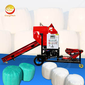 Presse à balles de maïs électrique ORME, moteur diesel, mini-presse à balles ronde autopropulsée pour ensilage de maïs, paille et foin - Product Image 1