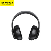 Headset Stereo Hi-fi Bass Nirkabel A200BL Terlaris dengan Mikrofon untuk DJ, Penerbangan, Ponsel & Gaming-AAC BT 5.0