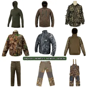 Realtree Camo Inverno calças e jaqueta impermeáveis para homens, roupas silenciosas para caça, terno