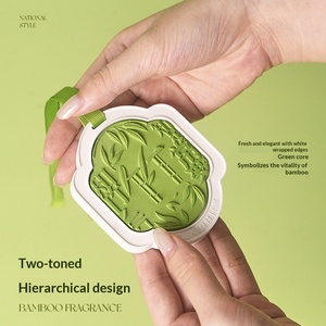 Vente en gros de fleurs en plâtre de paraffine multi-saveurs au parfum longue durée, design Art Déco, pour rafraîchir l'air des voitures et des placards - Product Image 4