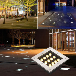 Lampes encastrées pour allées, décoration de briques souterraines, lampes carrées colorées pour trottoirs, lampes encastrées pour cour, projecteurs encastrés pour couloirs - Product Image 4