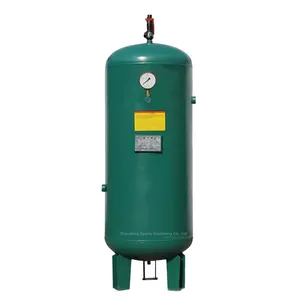 600 litros 8bar 10bar 16bar Tanque de recepción de aire comprimido vertical Tanque de almacenamiento de aire de acero al carbono