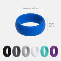 Bague de mariage unisexe au design créatif en caoutchouc, service de moulage en silicone tendance pour l'étanchéité Hongyu OT028