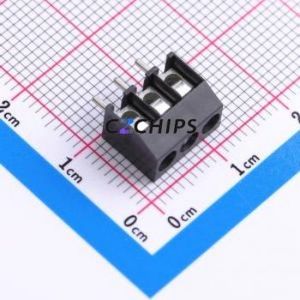 31059103 Screw Terminal Block Through hole Component (THT),P=3.5mm Connector 3.5mm Black Through Hole 3P - Product Image 1