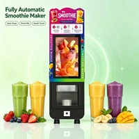 Máquina Expendedora Comercial de Grado Comercial para Alimentos, Totalmente Automática, para Smoothies y Granizados, con Cuchilla de Acero Inoxidable 304, IoT Inteligente, Fresco y Delicioso
