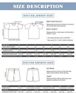 Conjunto de Uniforme de Fútbol Personalizado, 100% Poliéster, Económico, para Entrenamiento, Cuello Redondo, Diseño de Parches, Impresión Láser, Unisex - Product Image 6